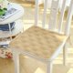 thumbnail image 4 of Cojín cuadrado de felpa para silla, cojín antideslizante cálido para invierno, cojín para silla de comedor para el hogar, 4 of 5