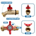 thumbnail image 4 of IBC Tote Fitting,275-330 Gallon IBC Tote Tank Adapter Fine Thread Tote Valve,Lead-Free Brass Hose Valve Tool, 4 of 6