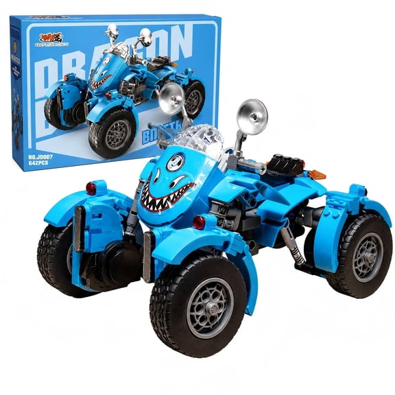GZBricker Cross Country Vehicle Building Set Compatible with Lego Vehicle Model Creative Decoration for Adults
