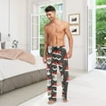 thumbnail image 6 of JSTEL Cat Kitten Christmas Men's Sleepwear Mens Pajama Pants Bottoms with Pockets, S, 6 of 6