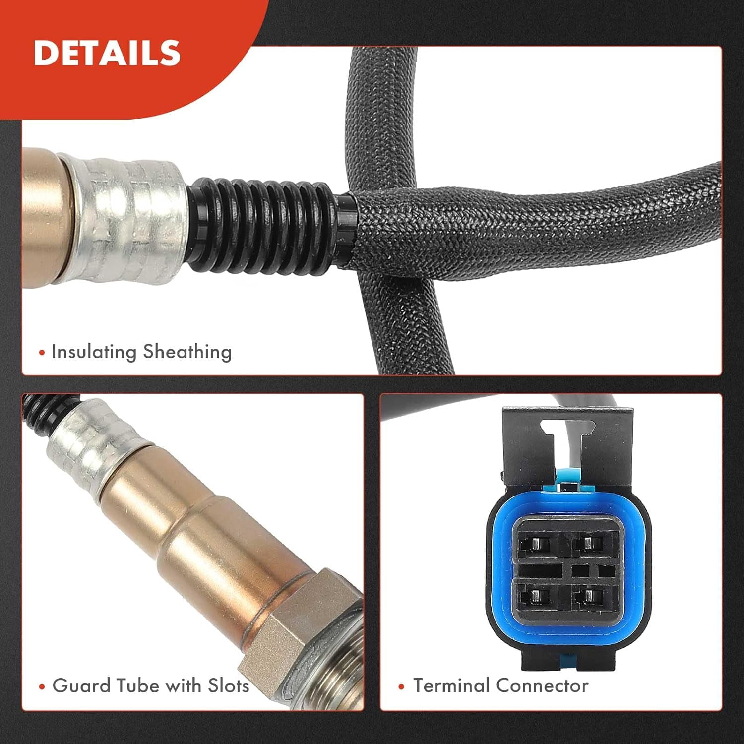 A-Premium O2 Oxygen Sensor Replacement for Buick Enclave 12-14 Chevrolet Caprice Equinox Pontiac Torrent Suzuki XL-7 3.6L Cadillac ATS CTS SRX XTS 2-PC Set
