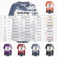 thumbnail image 3 of TOWED22 Halloween Shirt for Women Ghost Pumpkin T-Shirt Funny Tie Dye Graphic Tees Tops Blouse Gift(Yellow,XXL), 3 of 5