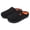 Black/orange, variant on Men’s Women’s Cotton Slippers, Warm Fleece Lined Scuff House Slippers, Non‑Slip Cushioned Hard Sole Indoor Outdoor Slippers for Home Office Lounging Daily Wear Fall Winter