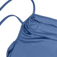 thumbnail image 7 of FRSASU Women's Summer Spaghetti Strap Halter Maxi Dress Stretch Bodycon Backless Cocktail Party Long Dresses Blue, 7 of 7
