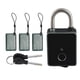thumbnail image 2 of Candado Electrónico De Huellas Dactilares, Candado Con Contraseña Inteligente Recargable Por USB Desbloqueo 5 En 1 IP65 A Prueba De Agua Preciso 30 Grupos De Contraseñas Para, 2 of 7