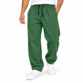 thumbnail image 6 of Green Boys Sweatpants size 14-16, Drawstring Elastic Waist Kids Joggers with Pockets, Straight Leg Casual Sweat Pants for School Active Wear, 6 of 6