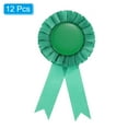 thumbnail image 3 of Unique Bargains Ruban de Récompense Vierge, Ruban Rosette Prix Honoraire Reconnaissance, Vert, Lot de 12, 3 of 5