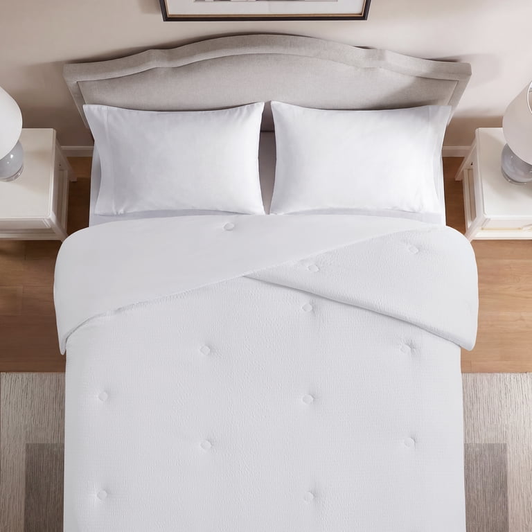 Mainstays Full/Queen Reversible Down-Alternative Comforter White photo 6