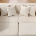 thumbnail image 2 of BEHOST 1 Pack Throw Pillows with Insert and Removable Cover, Beige Chenille, 2 of 4