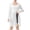 White, variant on LOVZFMLL Women's Long Cardigan Open Front Lightweight Sheer Shrug Long Sleeve Button Down Breathble Cover-Up for Summer Beach