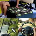 thumbnail image 2 of Jeiento 4 PCS Golf Cart Seat Cover with Steering Wheel Cover and Golf Cart Flags Golf Balls Club Car Flag Universal Seat Blanket Steering Wheel Wrap Cover Golf Cart Accessories, 2 of 5