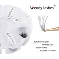 thumbnail image 4 of Extensiones de pestañas WENDY LASHES, volumen 8D, 0,07 mm, 9-16 mm, 500 unidades, 4 of 7