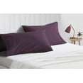 thumbnail image 2 of HNB Store Pillow cases Premium 1000TC | Luxury Soft Egyptian Cotton Pillow Case | Euro Sham 26x26" inch | 2 Pieces Pillow Case | Plum, 2 of 6