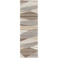 thumbnail image 4 of Hauteloom Skamokawa Wool Living Room, Bedroom Area Rug - Modern - Gray, Black, Brown - 8' x 10'-Kidney, 4 of 9