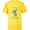 Yellow, variant on Star Wars Yoda Best Sister Yoda Chibi Portrait Family- Short Sleeve T-Shirt for Kids - Customized-White