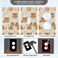 thumbnail image 5 of Switch Panel Switch Decoration 2.76x4.53x0.28 Inches Unused Outlet Cover Switch Plate Wall Plates Living Room Kitchen Bedroom Study Switches Cute Little Tiger Seamless, 5 of 8
