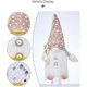 thumbnail image 3 of Adornos navideños: muñeco enano sin rostro con barba larga, sombrero de peluche y lámpara, regalo para llevar., 3 of 5