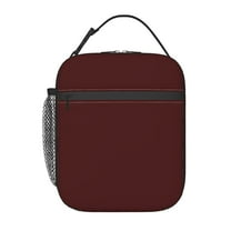 Lunch Bag For Women And Men Insulated Portable Lunch Box For School Student Teens Bento Box Office Picnic Travel Cooler Bag Burgundy