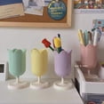 thumbnail image 5 of INS Students Stationery Plastic Makeup Brush Holder Storage Bucket Pen Holder Storage Tank Cup GREEN, 5 of 8