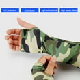 thumbnail image 4 of Manchons de Bras Protection Solaire UV Couverture de Main Manchette de Course Coude Vêtements de Sport Unisexe Réchauffeur Extérieur Soie Glacée Pêche Cyclisme Basketball Type 8, 4 of 6