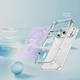 thumbnail image 2 of Allytechgroup for iPhone 14 Pro Protective Case, PC+TPU Basic Magnetic Case Support Wireless Charging Anti-Scratch Shock-Resistant Glitter Shockproof Bumper for iPhone 14 Pro, Purple, 2 of 8