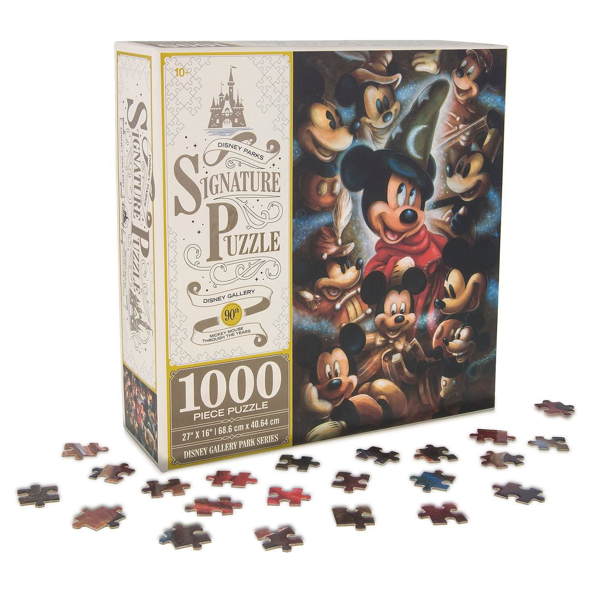 Disney Parcs Signature Puzzle 90th Mickey Mouse Sorcier 1000 Pcs Puzzle Neuf 