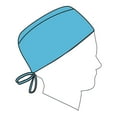 thumbnail image 4 of Halyard Blue 4-Ply Tissue Surgeon Cap One Size Disposable 69240 300 per Case, 4 of 4