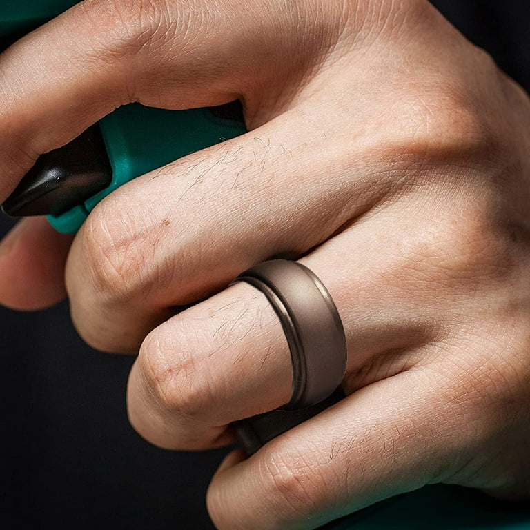 Male silicone wedding rings deals