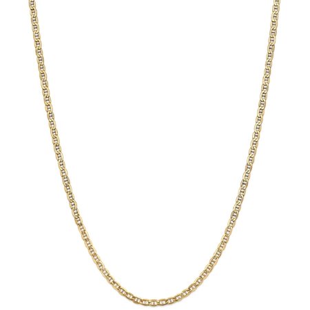14k Gold Fill Necklace - ICE CARATS 14kt Yellow Gold 3.20mm Link Anchor Chain Necklace 24 Inch Pendant Charm Fine Jewelry Ideal Gifts For Women Gift Set From Heart