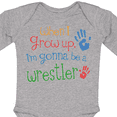 thumbnail image 4 of Inktastic Future Wrestler Wrestling Boys Long Sleeve Baby Bodysuit, 4 of 5