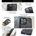 thumbnail image 7 of LANFENG iPhone Pro Max Case Gothic Leather Soft PU Style iPhone Case  Cross Style, 7 of 7