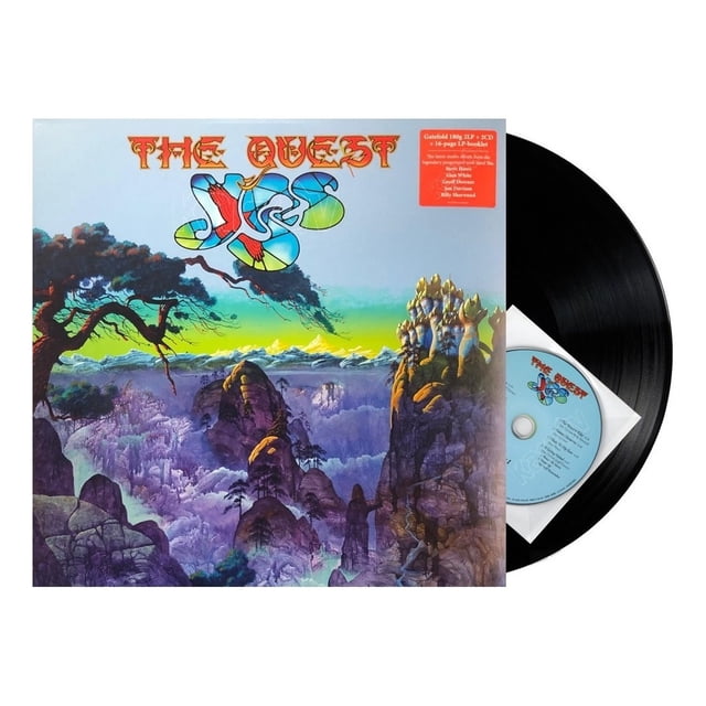 Yes - The Quest - 2 Lp Acetato Vinyl + 2 Discos Cd + Booklet Sony Vinyl + CD + Booklet