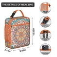 thumbnail image 2 of Mandala Insulated Thermal Lunch Bag – Reusable Soft Cooler Tote for Women & Men, Waterproof Bento Bag for Outdoor Adventures, 2 of 6