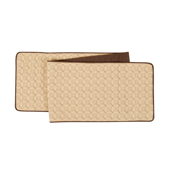 14" x 70" Cornsilk Circle Rings Table Runner