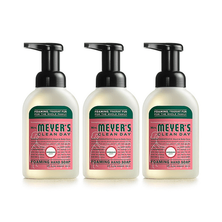 (3 pack) (3 Pack) Mrs. Meyer's Clean Day Foaming Hand Soap, Watermelon, 10 Oz