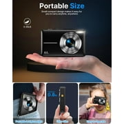 Digital Camera,FHD 1080P Digital Camera for Kids Video Camera with 32GB Card 16X Digital Zoom, Compact Point and Shoot Camera Portable Small Camera for Teens Students Boys Girls Seniors(Black)