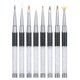 thumbnail image 1 of 8pcs Nail Brush Kit Nail Art Diseño Pintura Dibujo Polaco TFixol  8 piezas, 1 of 7