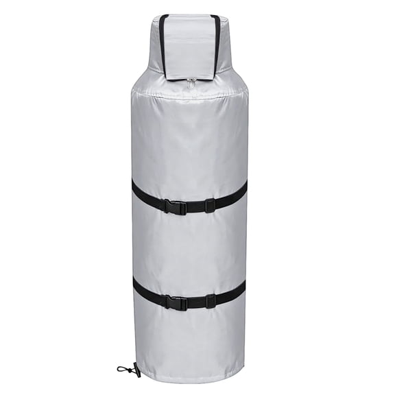 SHENERDA Winter Propane Tank Cover 100lb Gas Can Insulated Protection Dustproof Propane Tank Cover for Winter Outdoor Camping Barbecue Industry Garden Garage nearby