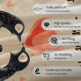 thumbnail image 4 of Happy Birthday Blanket Gifts for Mom, Soft Fuzzy Warm Lightweight Flannel Throw Blanket with Floral Frame & Butterfly, Ideal for Couch, Bed, Decor, Travel, Cozy Blankets for Women 60×50 in, 4 of 5