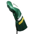 thumbnail image 5 of Majek Retro Golf Headcovers Green White and Yellow Vintage Leather Style 1 & 3 Driver and Fairway Head Cover Fits 460cc Drivers Classic Look, 5 of 9