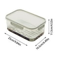 thumbnail image 3 of Outdoor Ice Preservation Box - Leakproof Food Container with Ice Pack & Handle, for Camping, Picnics & Travel, Clear Fresh Food Saver with Drainage, 3 of 8