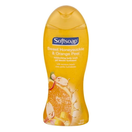 Softsoap Body Wash, Sweet Honeysuckle and Orange Peel - 18 fl oz