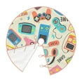 thumbnail image 3 of Kll Playing Video Games Christmas Tree Skirt 36",Party Decorations Farmhouse For Christmas Decorations Holiday Party, 3 of 8