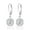 White Cold, variant on Alexcraft Cubic Zirconia Drop Leverback Earrings, Sterling Silver 14K Gold Plated Simulated Diamond Dangle Earrings for Women Hypoallergenic