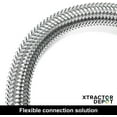 FJIC High Pressure Hydraulic Hose, Braided Stainless Steel SS316, PTFE