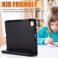 thumbnail image 6 of Kids Case for iPad Pro 12.9" 5th Generation 2021,Dteck Shockproof EVA Foam Kids Friendly Lightweight Handle Kickstand Cover with Pencil Charge Slot,Black, 6 of 6