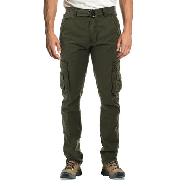 X RAY Men's Tactical Cargo Pants Slim Fit Deep Pockets Pant for Travel ...