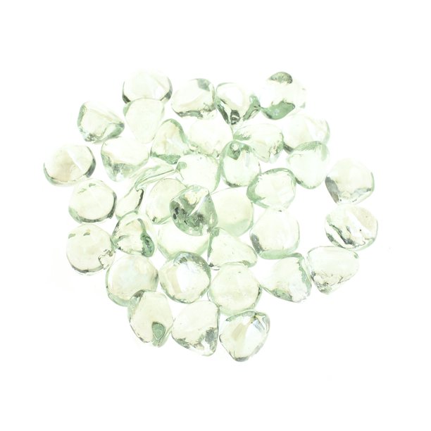 Glass Pebble Vase Filler, Clear, 15 oz, (30Count)