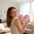 thumbnail image 4 of Valentines Day Heart Pillow, Love Heart Shaped Pillow, Decorative Throw Pillow, Heart Shaped Cushion, Snuggle Heart Cushion, Elegant Heart Pillow, Decorative Soft Pillow, Holiday Heart Decor, 4 of 6