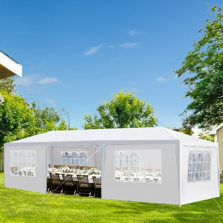 Ktaxon 10  X 30  Canopy Tent with 7 Side Walls for Party Wedding Camping and BBQ